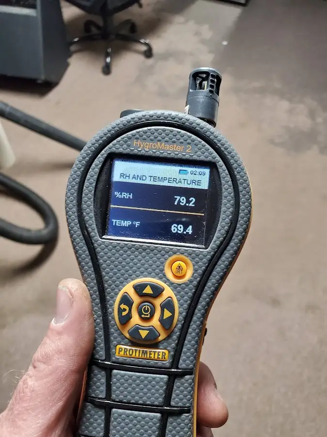 Moisture meter humidity assessment for Mold Remediation & Removal in Clinton